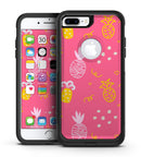 Tropical Summer Love v2 - iPhone 7 or 7 Plus Commuter Case Skin Kit
