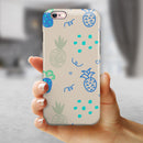 Tropical Summer Love v4 iPhone 6/6s or 6/6s Plus 2-Piece Hybrid INK-Fuzed Case