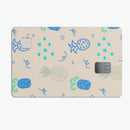 Tropical Summer Love v4 - Premium Protective Decal Skin-Kit for the Apple Credit Card