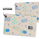 Tropical Summer Love v4 - Premium Protective Decal Skin-Kit for the Apple Credit Card