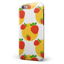 Tropical Summer Love v5 iPhone 6/6s or 6/6s Plus 2-Piece Hybrid INK-Fuzed Case