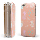 Tropical Summer Love v6 iPhone 6/6s or 6/6s Plus 2-Piece Hybrid INK-Fuzed Case