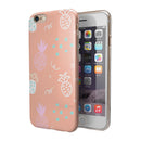 Tropical Summer Love v6 iPhone 6/6s or 6/6s Plus 2-Piece Hybrid INK-Fuzed Case