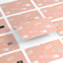 Tropical Summer Love v6 - Premium Protective Decal Skin-Kit for the Apple Credit Card