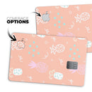 Tropical Summer Love v6 - Premium Protective Decal Skin-Kit for the Apple Credit Card