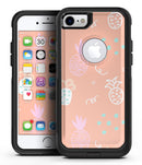 Tropical Summer Love v6 - iPhone 7 or 7 Plus Commuter Case Skin Kit