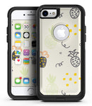 Tropical Summer Love v7 - iPhone 7 or 7 Plus Commuter Case Skin Kit