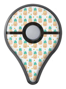 Tropical Summer Pineapple v1 Pokémon GO Plus Vinyl Protective Decal Skin Kit