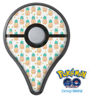 Tropical Summer Pineapple v1 Pokémon GO Plus Vinyl Protective Decal Skin Kit