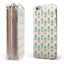 Tropical Summer Pineapple v1 iPhone 6/6s or 6/6s Plus 2-Piece Hybrid INK-Fuzed Case