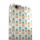 Tropical Summer Pineapple v1 iPhone 6/6s or 6/6s Plus 2-Piece Hybrid INK-Fuzed Case