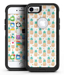 Tropical Summer Pineapple v1 2 - iPhone 7 or 8 OtterBox Case & Skin Kits