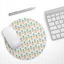 Tropical Summer Pineapple v1// WaterProof Rubber Foam Backed Anti-Slip Mouse Pad for Home Work Office or Gaming Computer Desk