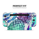 Tropical Summer Pineapple v1 // Skin Decal Wrap Kit for Nintendo Switch Console & Dock, Joy-Cons, Pro Controller, Lite, 3DS XL, 2DS XL, DSi, or Wii - Vinyl Skin Wrap for Nintendo Switch 2, OLED, Lite, Pro Controller, Wii & Classic Handhelds