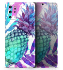 Tropical Summer Pineapple v1 - Premium Vinyl Skin Decal for Samsung Galaxy S25 Ultra, S24, S23, S22 & All Galaxy S Models