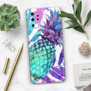 Tropical Summer Pineapple v1 - Premium Vinyl Skin Decal for Samsung Galaxy S25 Ultra, S24, S23, S22 & All Galaxy S Models