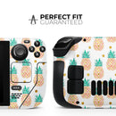 Tropical Summer Pineapple v1 // Full Body Skin Decal Wrap Kit for the Steam Deck handheld gaming computer