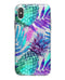 Tropical Summer Pineapple v1 - Crystal Clear Hard Case for the iPhone XS MAX, XS & More (ALL AVAILABLE)