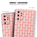 Tropical Summer Pineapple v2 - Premium Vinyl Skin Decal for Samsung Galaxy S25 Ultra, S24, S23, S22 & All Galaxy S Models