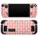 Tropical Summer Pineapple v2 // Full Body Skin Decal Wrap Kit for the Steam Deck handheld gaming computer