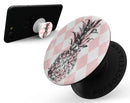Tropical Summer Pink Pineapple v1 - Skin Kit for PopSockets and other Smartphone Extendable Grips & Stands