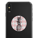 Tropical Summer Pink Pineapple v1 - Skin Kit for PopSockets and other Smartphone Extendable Grips & Stands