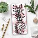 Tropical Summer Pink Pineapple v1 - Skin-Kit for the Samsung Galaxy S-Series S20, S20 Plus, S20 Ultra , S10 & others (All Galaxy Devices Available)