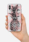 Tropical Summer Pink Pineapple v1 - Crystal Clear Hard Case for the iPhone XS MAX, XS & More (ALL AVAILABLE)