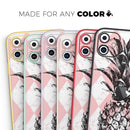 Tropical Summer Pink Pineapple v1 - Protective Skin Wrap & Decal – Compatible with iPhone SE to iPhone 17 Pro Max (All Models)