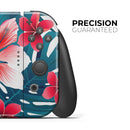 Tropical Summer Vivid Floral // Skin Decal Wrap Kit for Nintendo Switch Console & Dock, Joy-Cons, Pro Controller, Lite, 3DS XL, 2DS XL, DSi, or Wii - Vinyl Skin Wrap for Nintendo Switch 2, OLED, Lite, Pro Controller, Wii & Classic Handhelds