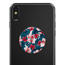 Tropical Summer Vivid Floral - Skin Kit for PopSockets and other Smartphone Extendable Grips & Stands