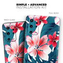 Tropical Summer Vivid Floral - Premium Vinyl Skin Decal for Samsung Galaxy S25 Ultra, S24, S23, S22 & All Galaxy S Models