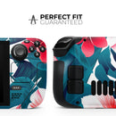 Tropical Summer Vivid Floral // Full Body Skin Decal Wrap Kit for the Steam Deck handheld gaming computer