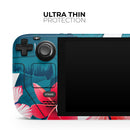 Tropical Summer Vivid Floral // Full Body Skin Decal Wrap Kit for the Steam Deck handheld gaming computer