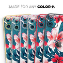 Tropical Summer Vivid Floral - Protective Skin Wrap & Decal – Compatible with iPhone SE to iPhone 17 Pro Max (All Models)