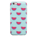 Tropical Summer WaterMelins v1 iPhone 6/6s or 6/6s Plus 2-Piece Hybrid INK-Fuzed Case