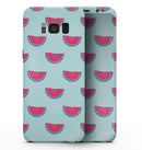 Tropical Summer WaterMelins v1 - Samsung Galaxy S8 Full-Body Skin Kit