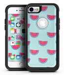 Tropical Summer WaterMelins v1 - iPhone 7 or 7 Plus Commuter Case Skin Kit