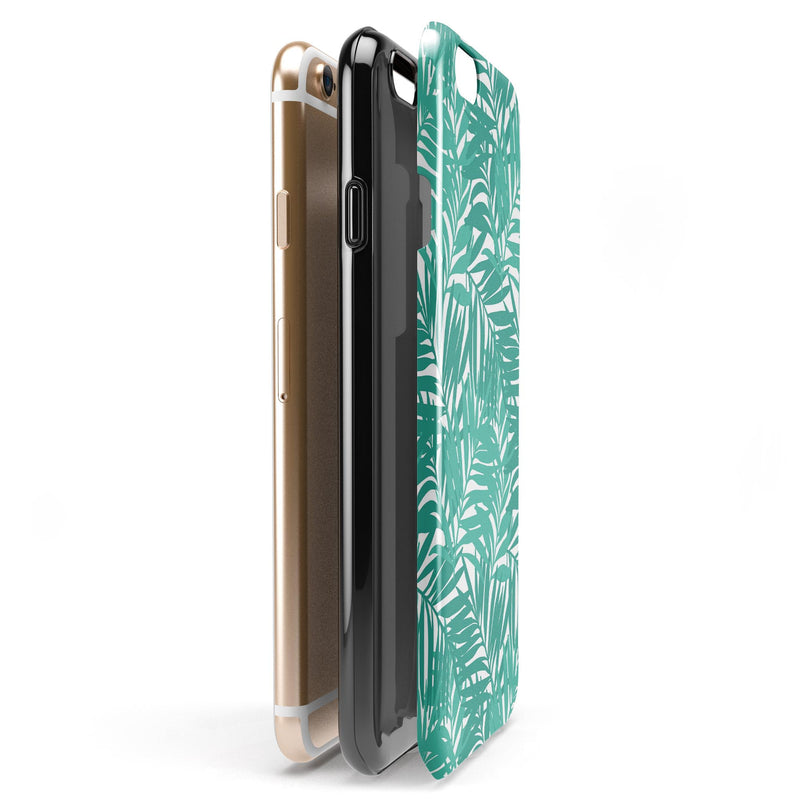 Tropical Summer v1 iPhone 6/6s or 6/6s Plus 2-Piece Hybrid INK-Fuzed Case