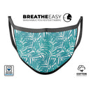 Tropical Summer v2 - Made in USA Mouth Cover Unisex Anti-Dust Cotton Blend Reusable & Washable Face Mask with Adjustable Sizing for Adult or Child