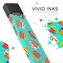 Tropical Twist Fishies v12 - Premium Decal Protective Skin-Wrap Sticker compatible with the Juul Labs vaping device