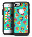 Tropical Twist Fishies v12 - iPhone 7 or 7 Plus Commuter Case Skin Kit