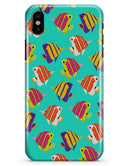 Tropical Twist Fishies v12 - iPhone X Clipit Case
