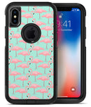 Tropical Twist Flamingos v7 2 - iPhone X OtterBox Case & Skin Kits