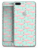 Tropical Twist Flamingos v7 - Skin-kit for the iPhone 8 or 8 Plus