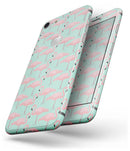 Tropical Twist Flamingos v7 - Skin-kit for the iPhone 8 or 8 Plus