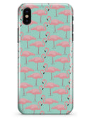 Tropical Twist Flamingos v7 - iPhone X Clipit Case