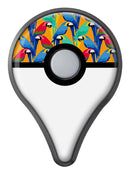 Tropical Twist Parrots v2 Pokémon GO Plus Vinyl Protective Decal Skin Kit