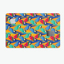 Tropical Twist Parrots v2 - Premium Protective Decal Skin-Kit for the Apple Credit Card
