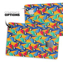 Tropical Twist Parrots v2 - Premium Protective Decal Skin-Kit for the Apple Credit Card